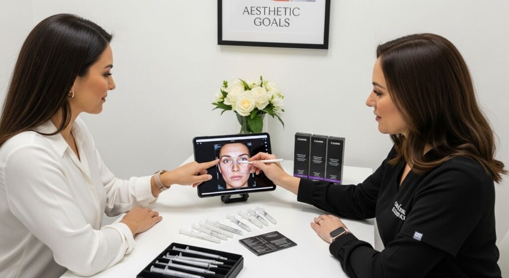 consultation dermal fillers process