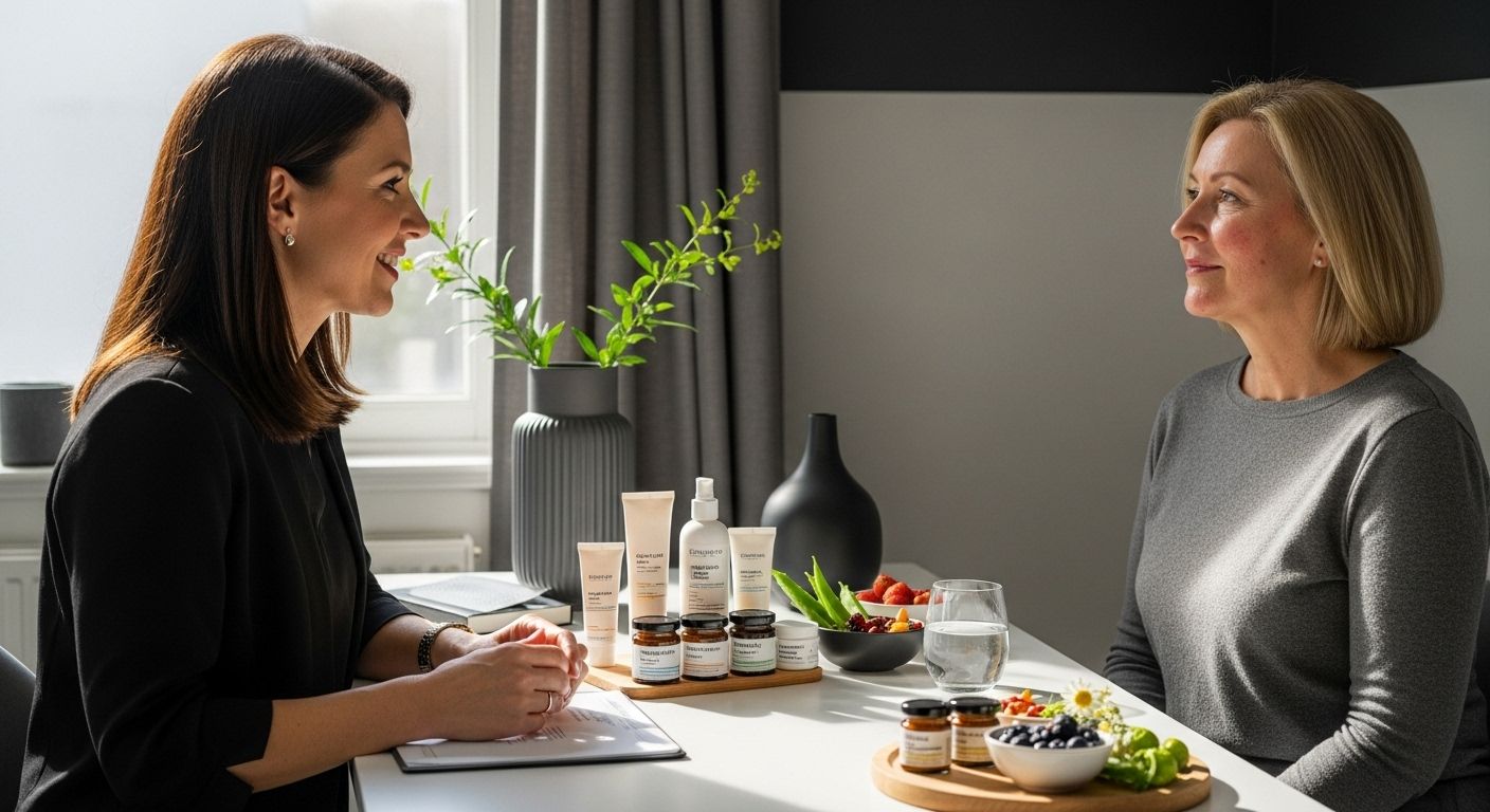 rosacea treatment consultation, dermatologist, skincare