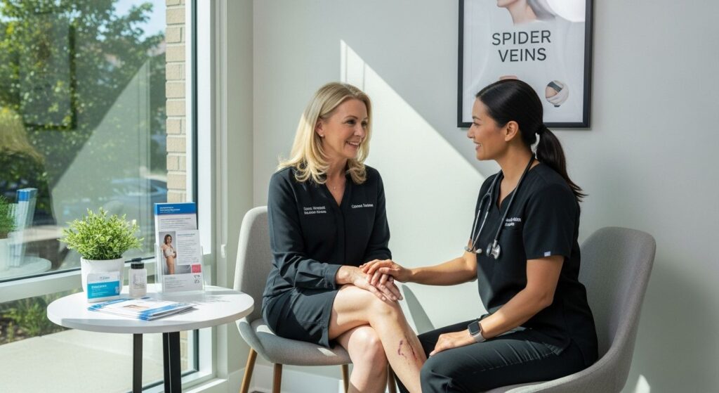 spider veins consultation