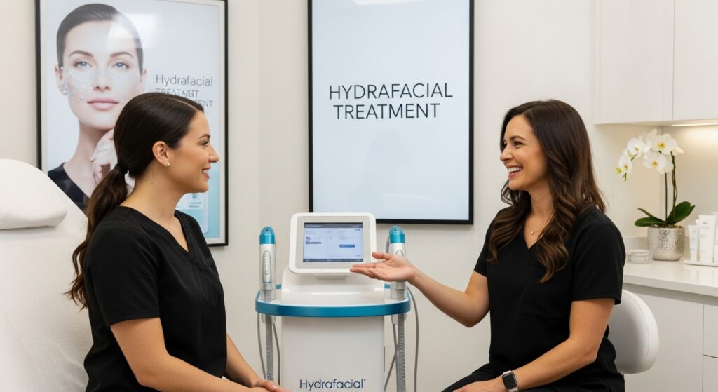 Hydrafacial consultation clinic